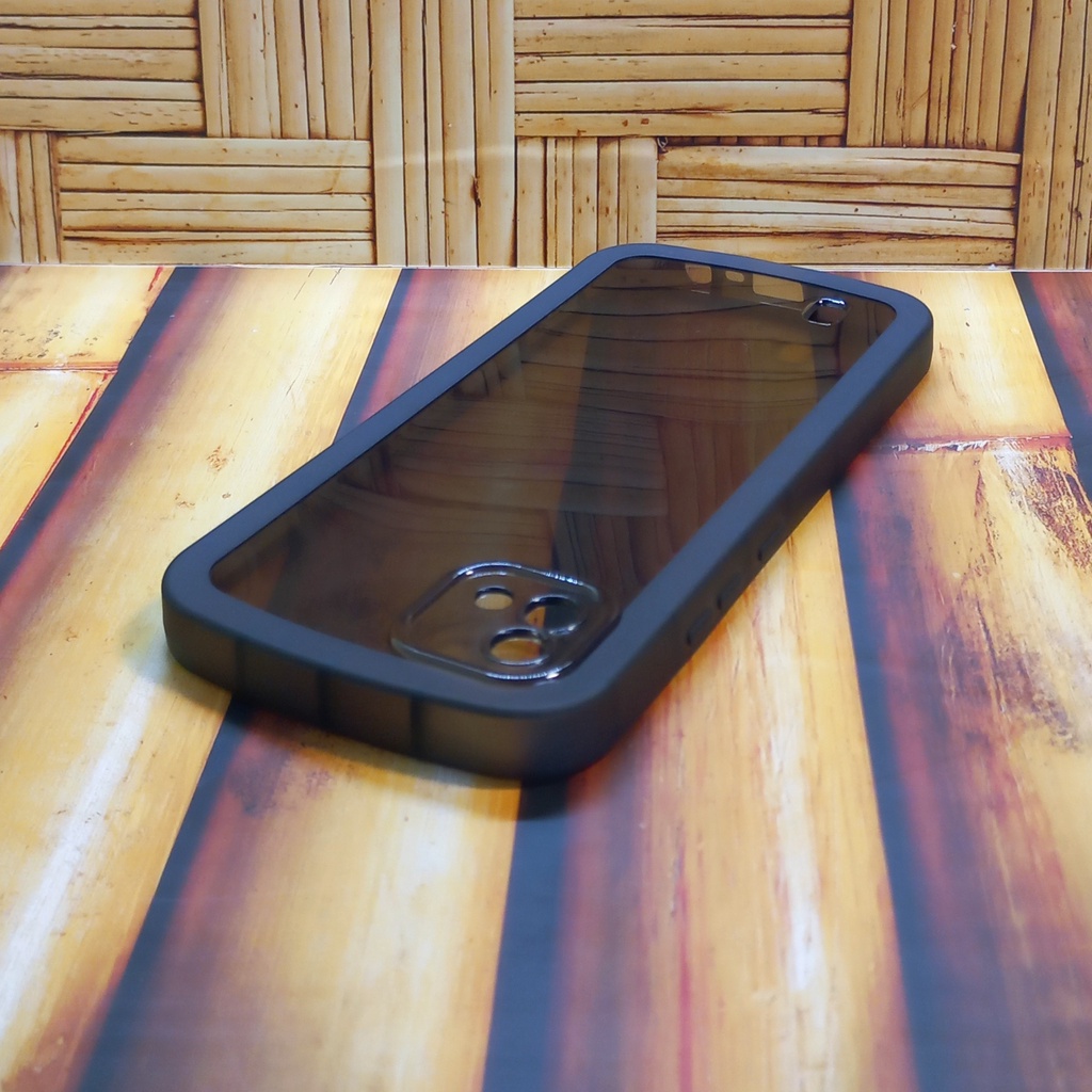 Case Realme C11 2021 RMX3231 Softcase Oval Black Transparan Realme RMX 3231 C20 RMX3061 RMX3063 C20A