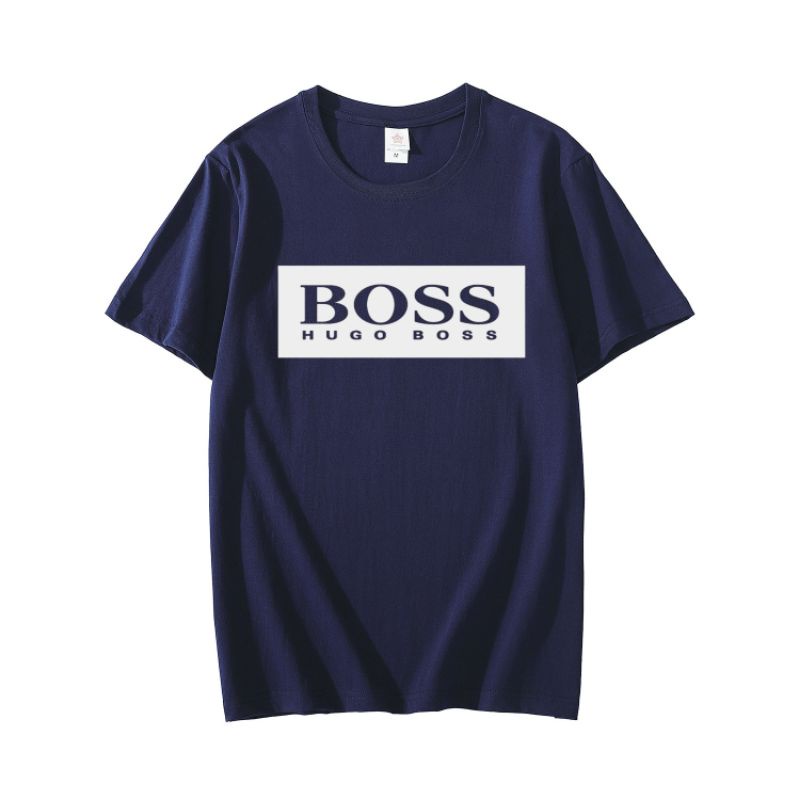 Kaos Oblong Boss Kaos Baju Pria Lengan Pendek Pakaian Atasan Cowok Cewek Tshirt Cod