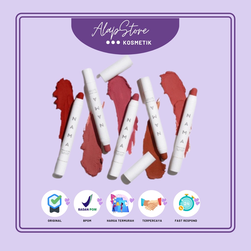 Nama Beauty Eye Lip Cheek Triple Action Beauty Stick