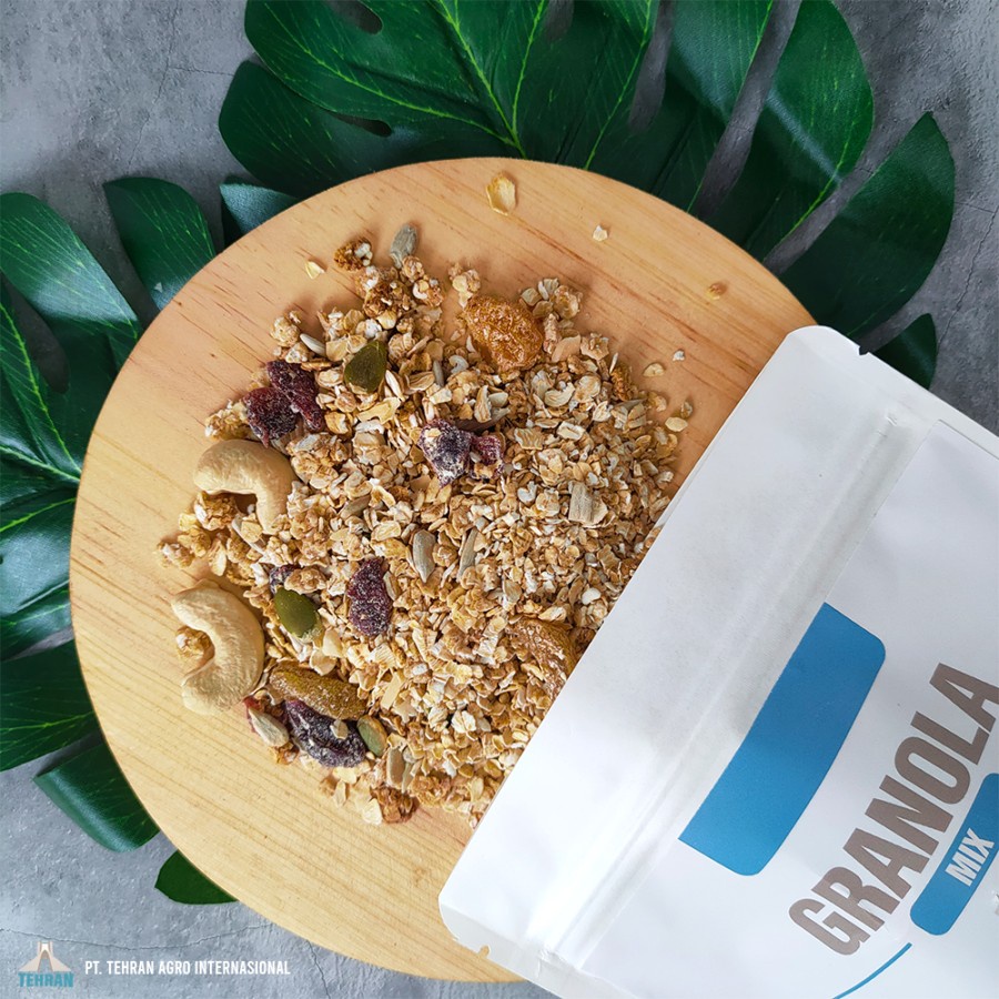 

Granola (Kacang Kacangan, Buah Kering, Madu & Oatmeal) 1kg
