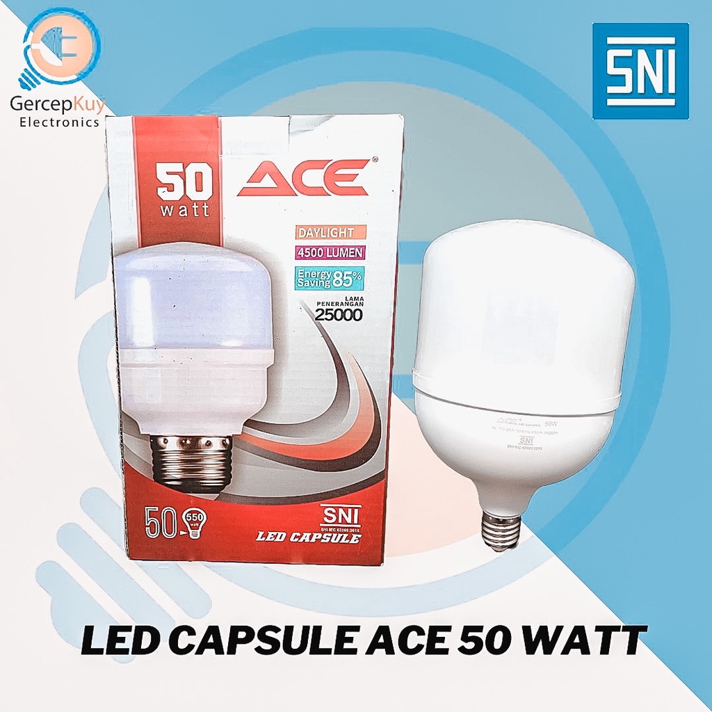 Lampu LED Capsule ACE 50 Watt Putih E27