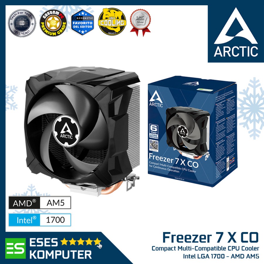 HSF Arctic Freezer 7 X CO | Compact CPU Air Cooler Intel / AMD