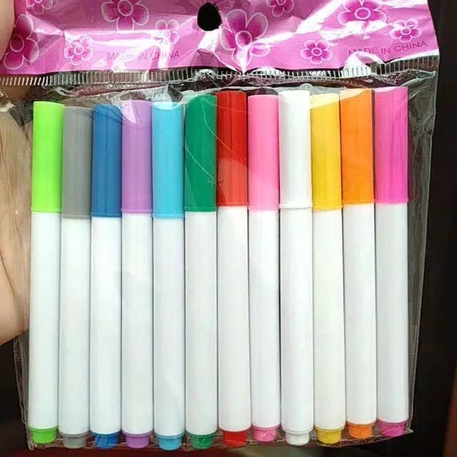 

terlaris Liquid Chalk Marker / Spidol untuk Buku Gambar Eraseable / Hapus Tulis