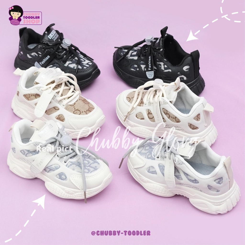 Chubby Glory SH2160 Sepatu Sport Anak sepatu sneakers anak Sepatu Anak Unisex / Sepatu Anak Perekat Terlaris / Sepatu Anak Laki Laki / sepatu anak perempuan