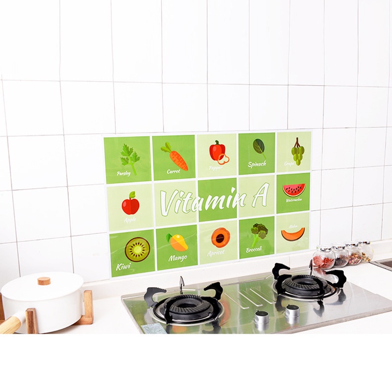 Stiker Wallpaper Tahan Air Tahan Minyak Tahan Suhu Tinggi Untuk Dapur
