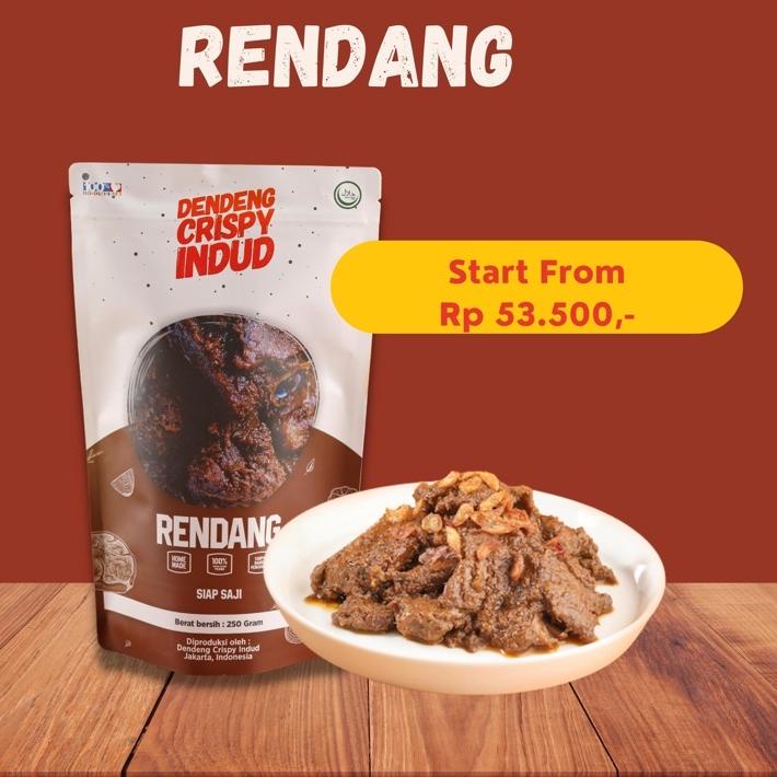 

❈ Rendang Sapi Indud 125 Gram - 250 Gram ➭