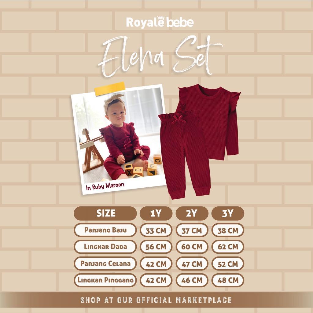 Royale Bebe Elena set - Setelan anak 1-3 Tahun