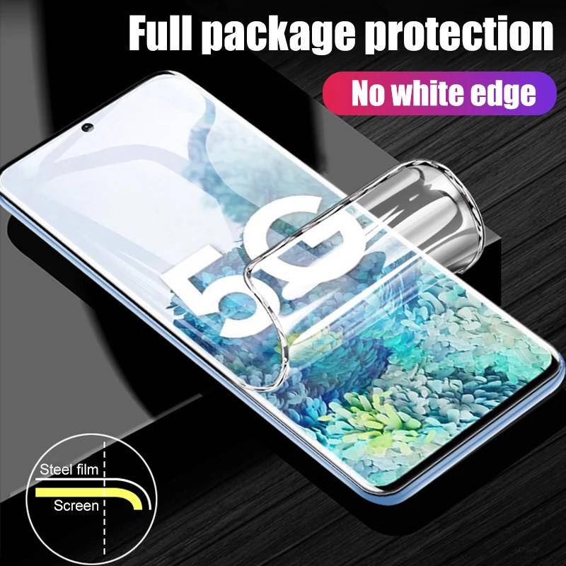 4pcs Untuk Samsung A12 A22 A32 A51 A52 A52S A71 A72 A03 A03S A13 A23 A33 A53 A73 A80 Plus S22 Ultra HD Hydrogel Film Untuk Samsung S21 S22 Plus Ultra FE