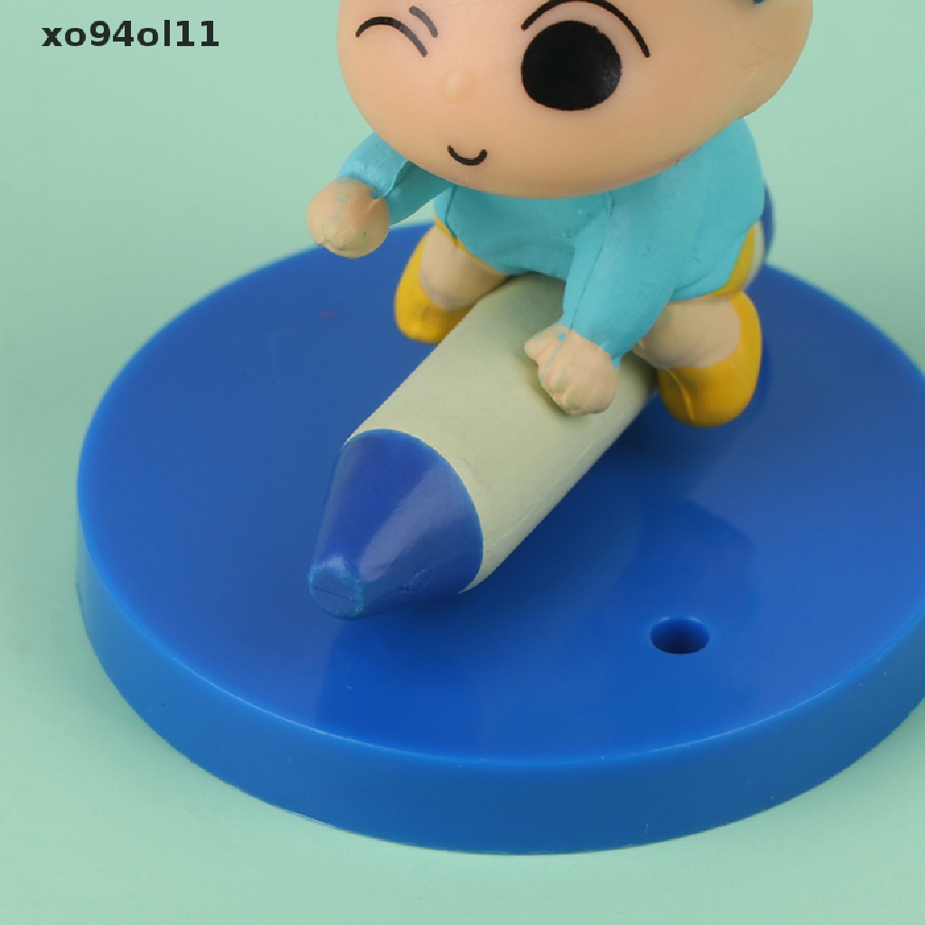 Xo 1Set Kawaii Anime Crayon Shin-Chan Figure Crayons Action Figure Mainan Kartun OL