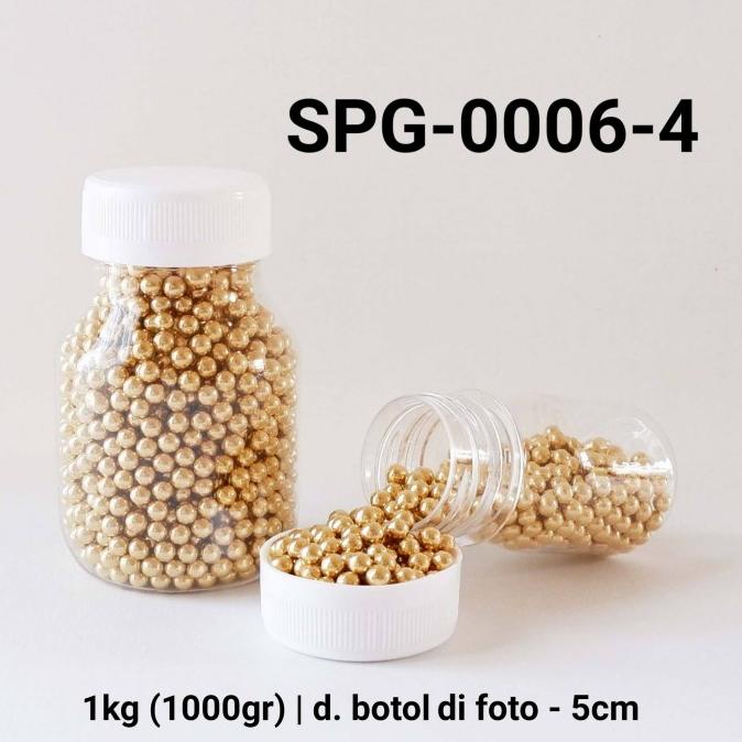 

SPG-0006-4 Sprinkles sprinkle sprinkel 1kg 1 kg kilo mutiara gold emas
