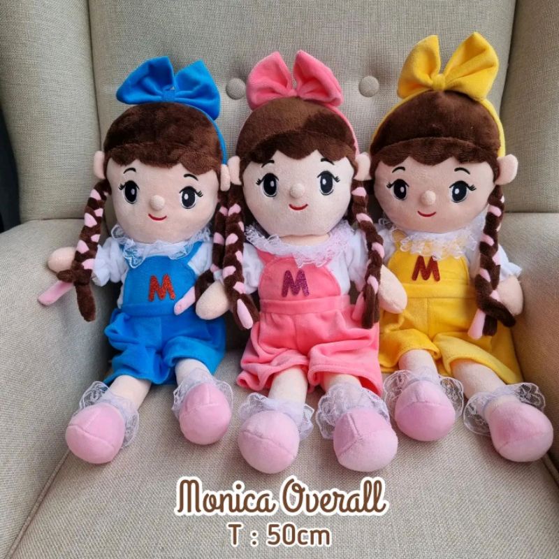 BONEKA CANTIK MONICA KEPANG OVERALL 50 CM