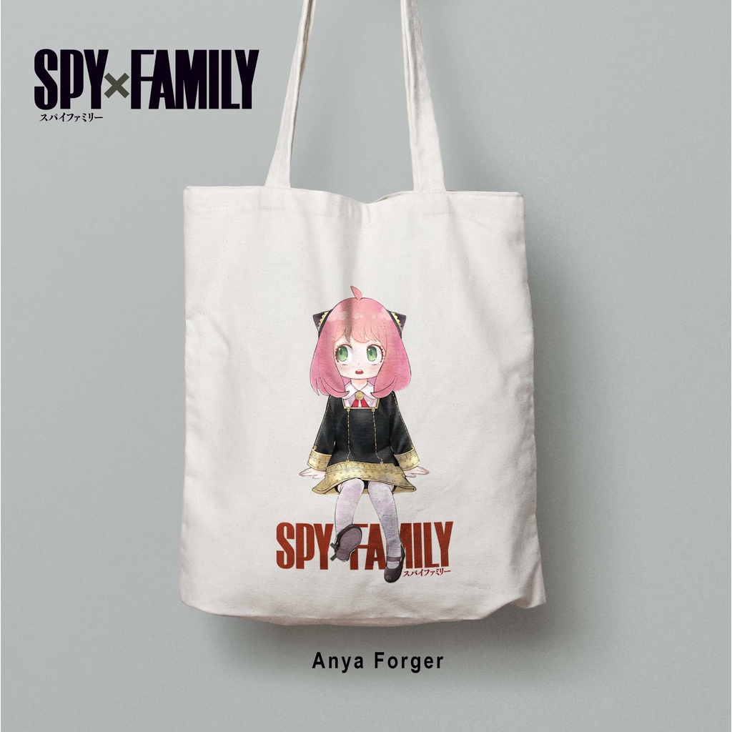 Totebag Anime Spy x family Anya Tote bag premium Totebag zipper totebag velcro Termurah