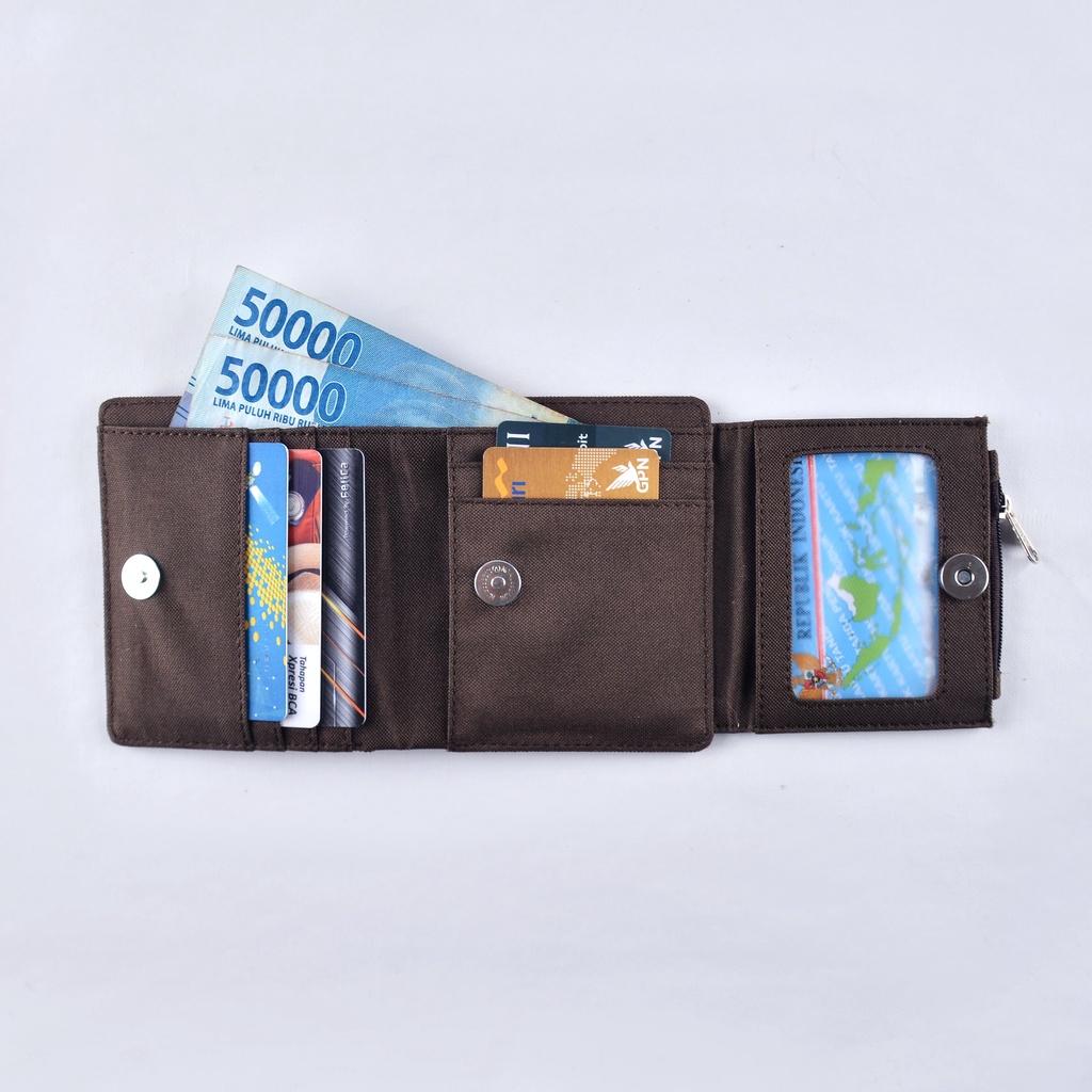 Dompet pria wanita lipat dompet koin cowok cewek Archer Dinamican supply