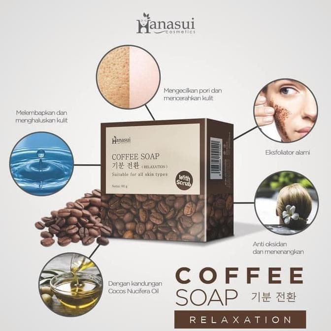 HANASUI BODY BAR SOAP / SABUN BATANG HANASUI BPOM