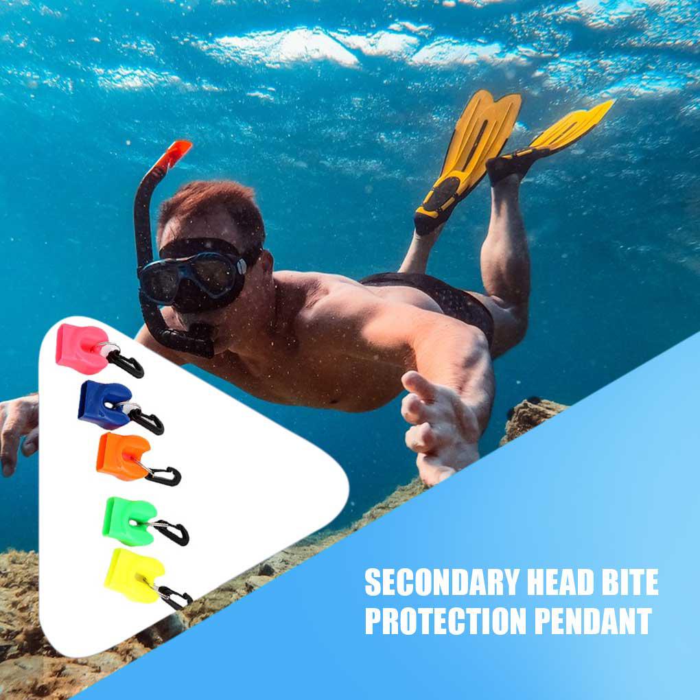 Huit Mouthpiece Holder Warna Cerah Mudah Mencari Menyelam Cepat Belenggu Ketahanan Korosi Panggung Regulator Olahraga Menyelam