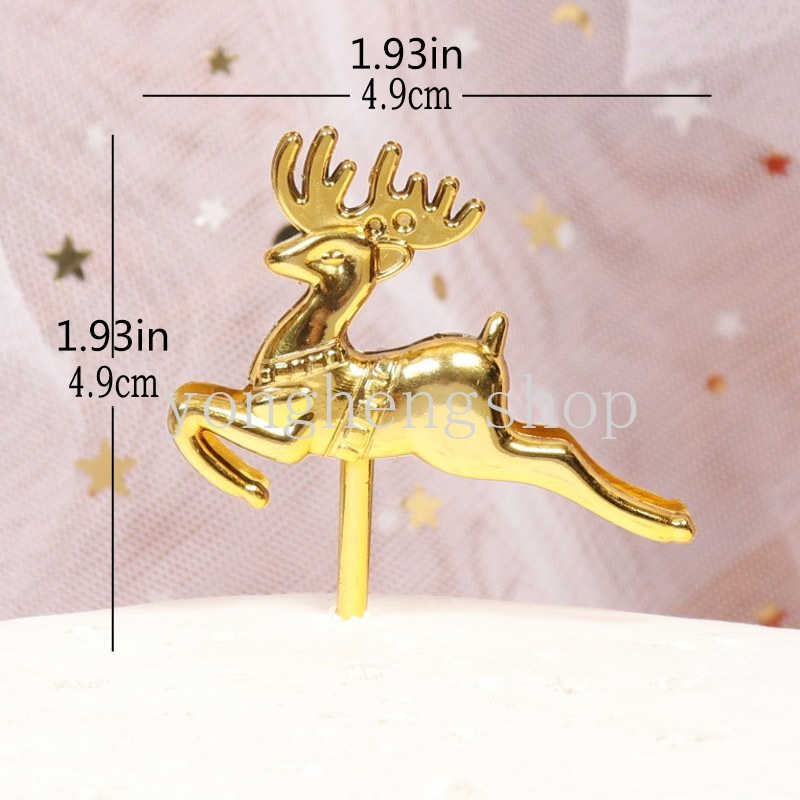 Topper Kue Desain Karangan Bunga Untuk Dekorasi Natal