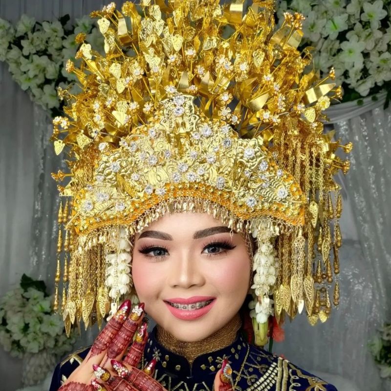 Mahkota pengantin palembang Full diamond [N-01]