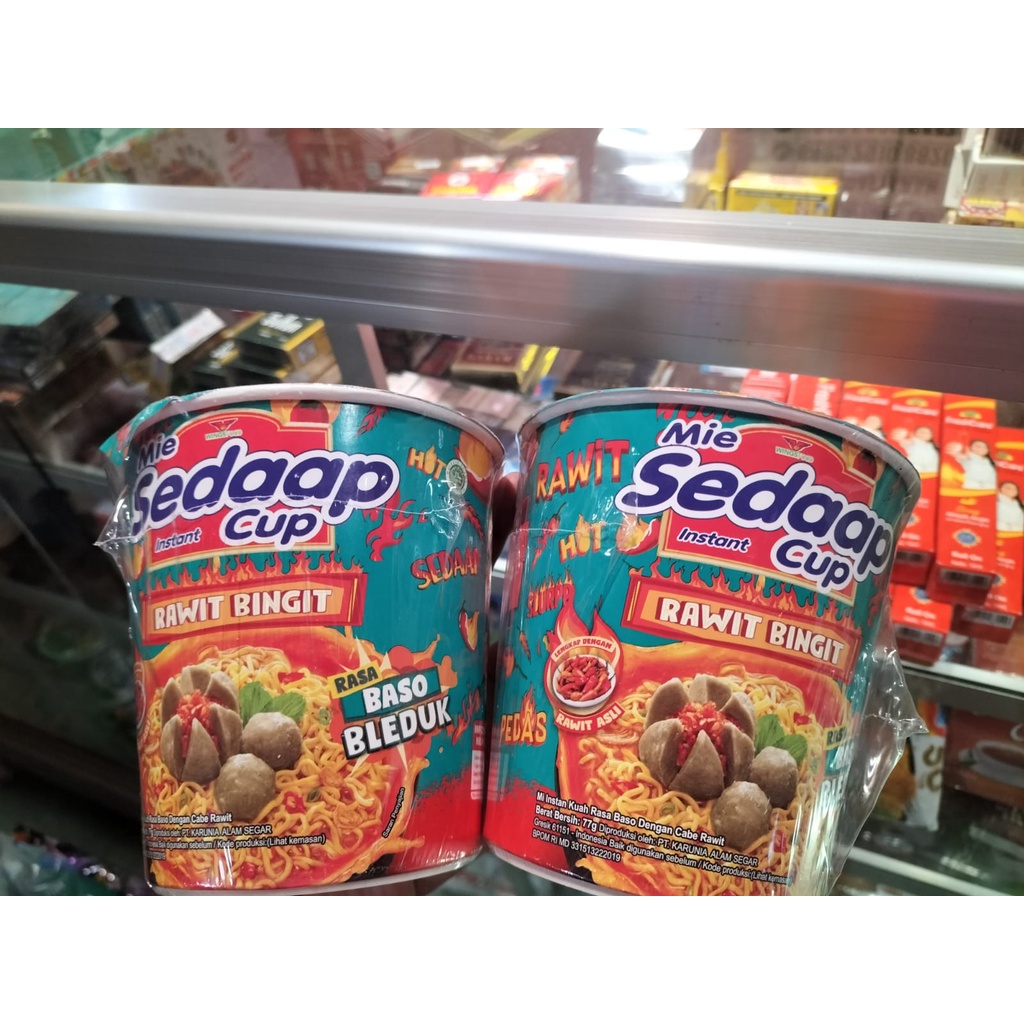 

Mie Sedap Cup Rasa Baso Bleduk