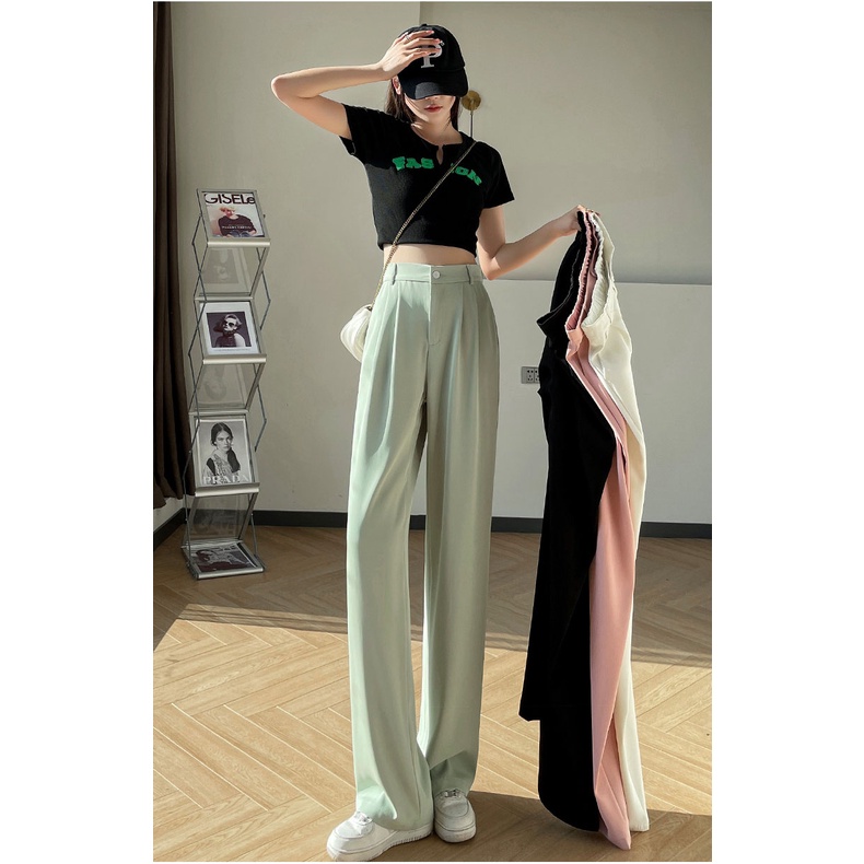 Celana Kulot Wanita Loose Import / Celana Panjang Kasual Wanita Highwaist