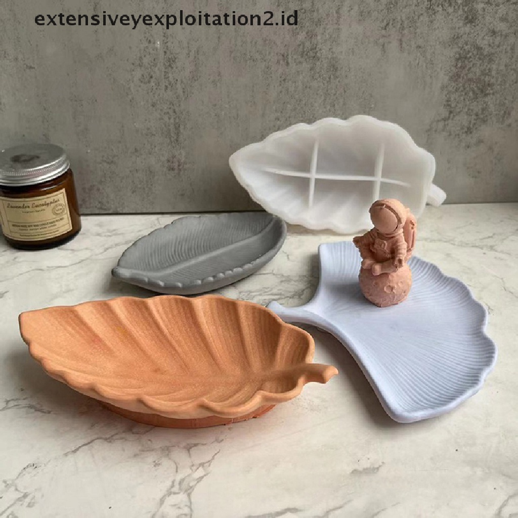 {NEW} 1pc Ginkgo Leaf Leaves Maple Leaf Cetakan Silikon Handmade Leaf Tray Mould.