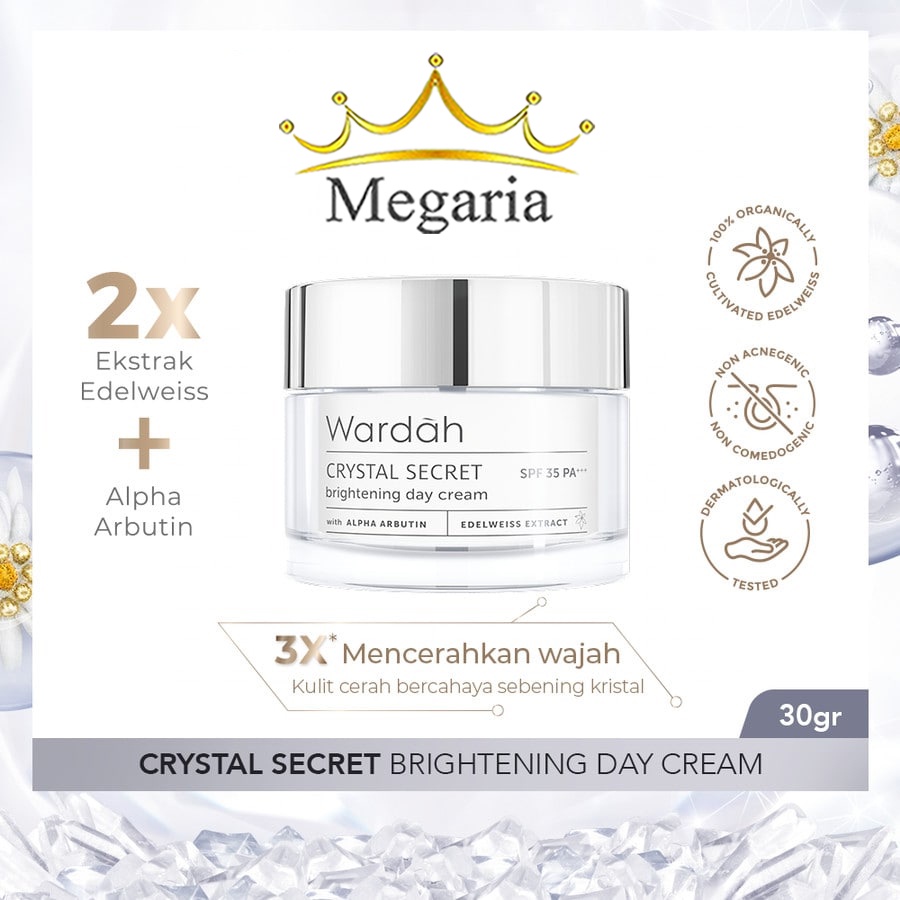 Wardah Crystal Secret Day Cream Brightening - Cream Pagi