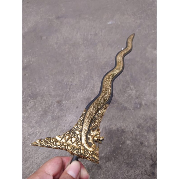 keris naga Sapto kinatah