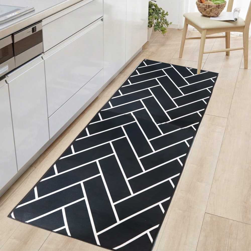 (BISA COD) FTIHSHP SkDays Keset Dapur Anti-slip Living Room Kitchen Balcony Rug - D320