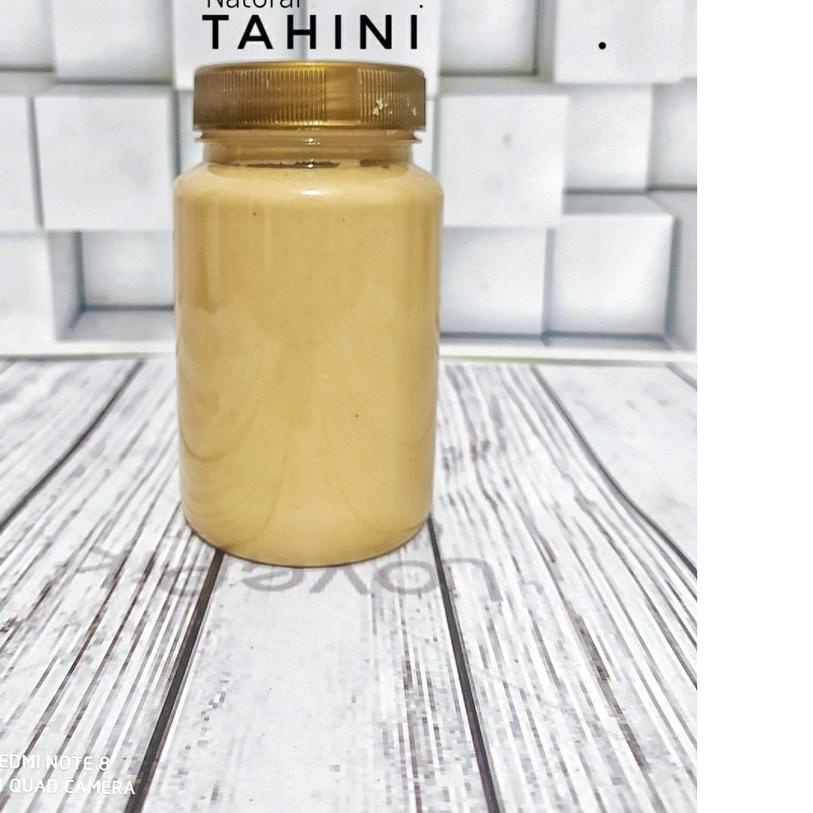 

➢ Natural Tahini 300gr, Pasta Wijen, Sesame Seed Paste Unsweetened ♪