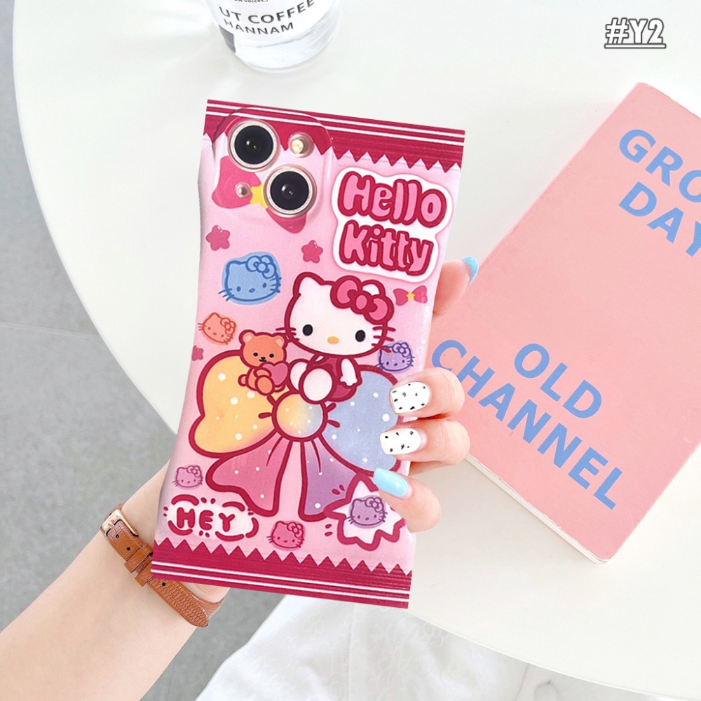 Redmi Note11 Pro Note11S Redmi 10 10C 10A 9C 9A 10 9T Note10 5G Note10s Note9 Note8 Poco M5S M3 X3 NFC Lucu Candy Case Kartun Kitty Cat Soft Cover BY