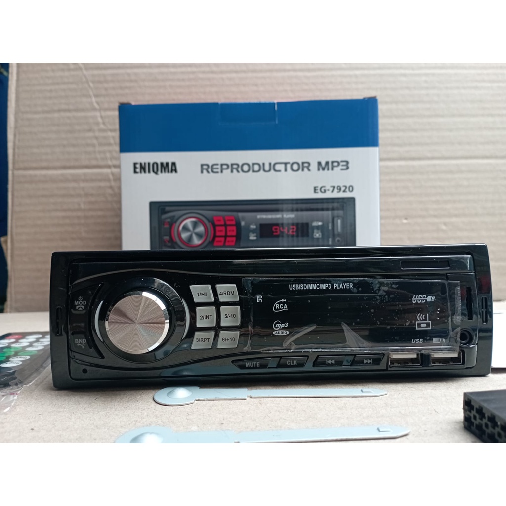 Tape USB Mobil ENIGMA RADIO/ Head Unit Merk ENIQMA EG-7920 / Tape USB Bluetooth BT Mobil / Head unit