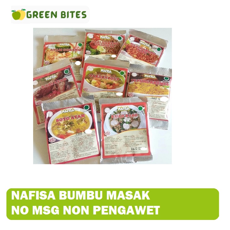 

NAFISA BUMBU MASAK NO MSG NON PENGAWET