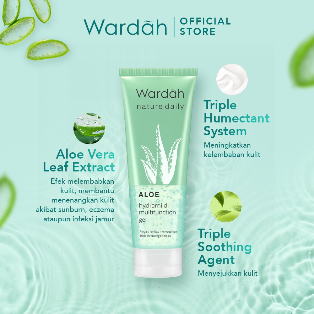 WARDAH ALOE HYDRAMILD MULTIFUCTION GEL 100ML