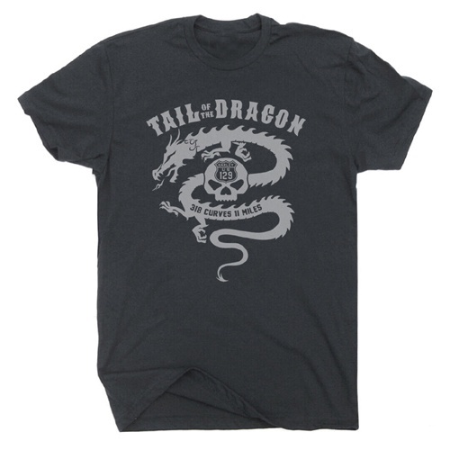 Kaos Tail Of The Dragon T Shirt Cool Motorcycle Graphic Tee Harley Indian Route 66 Tshirt Casual Uni
