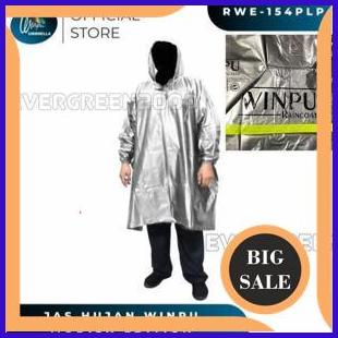 onderdil Jas Hujan WINPU Ponco model Lengan Panjang (Rain Coat / Raincoat Win-PU PolyUreth