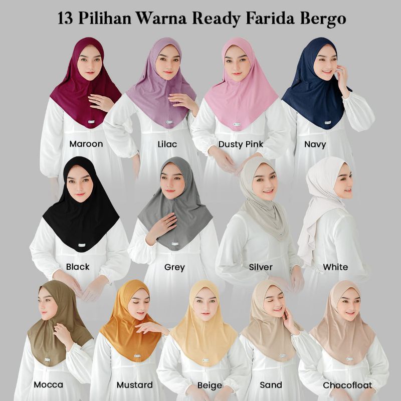 FARIDA BERGO BY ALYA HIJAB BY NAJA