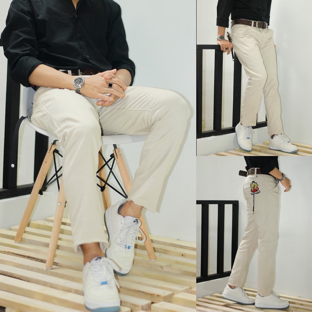 celana panjang pria chino / chinos panjang pria / chino pria panjang / chinos slimfit pria