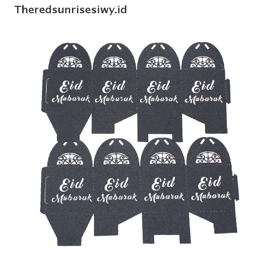 # Baju Lebaran # 10pcs EID Mubarak Candy Boxe Multi Type Kotak Permen Muslim Ramadhan Kareem Ulang Tahun~