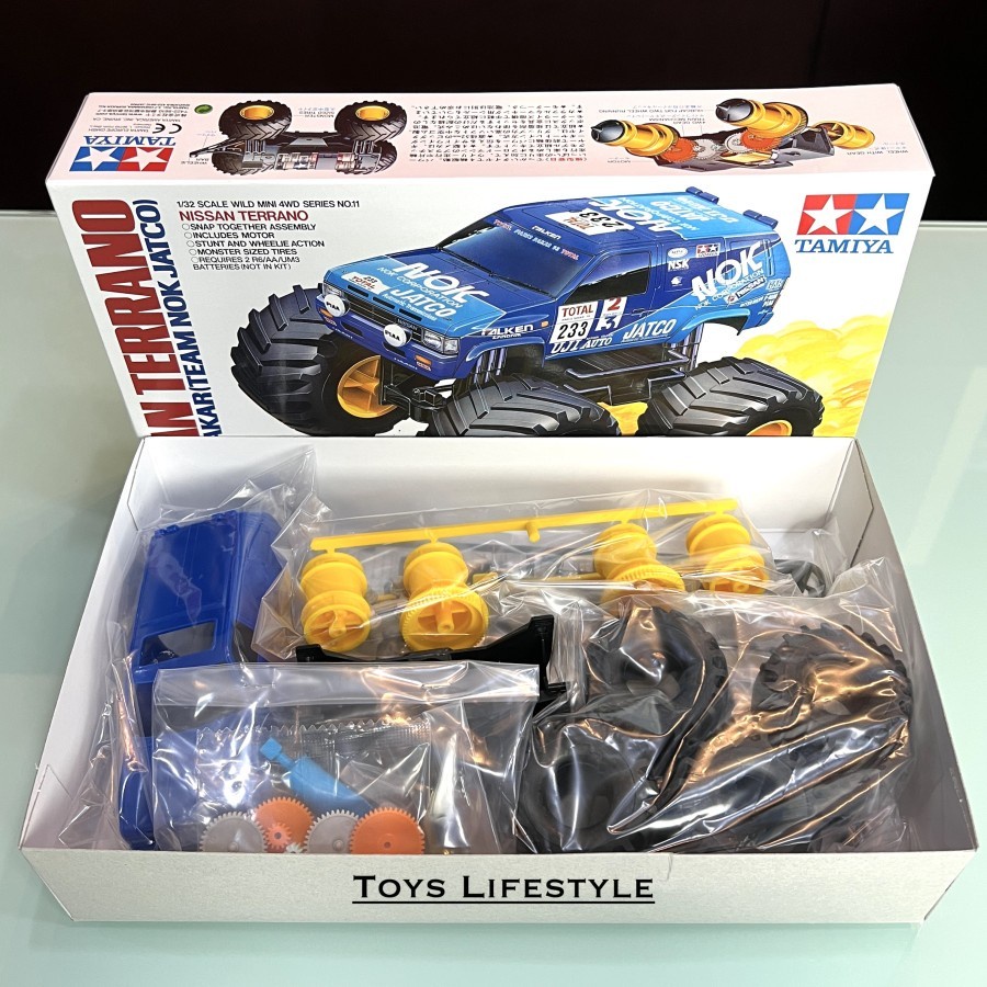 Mainan Rakit Mobil Tamiya Mini 4WD - N Terrano (ORIGINAL)