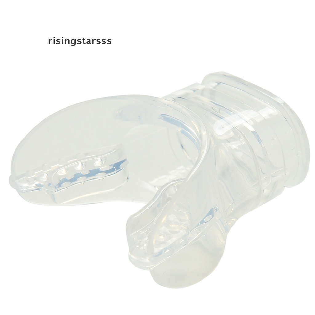 Rsid Span-new Hot Transparan Silicone Scuba Diving Tabung Selam Snorkel Mouthpiece Regulator Jelly