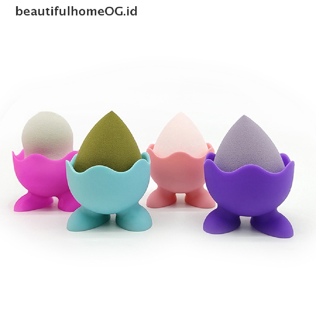 // Beautifulhomeog.id// 5Pcs Tempat Gelas Telur Silikon Cangkir Saji Kreatif Lembut Easter Eggs Cup Holder **