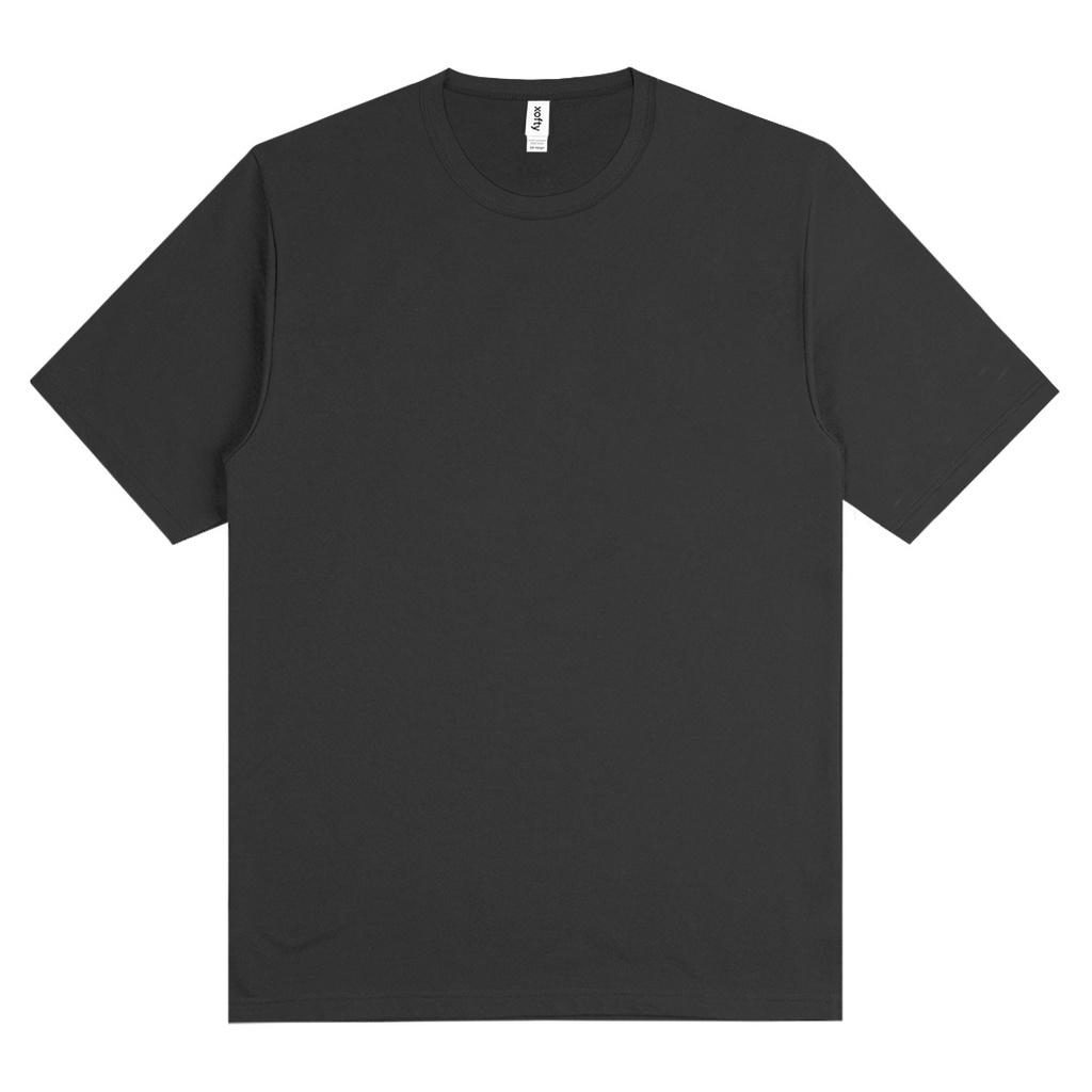 Xofty Tees Static O-Neck Cotton 30s Black