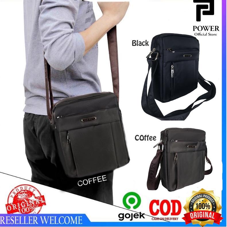 Murah Polo Moto Tas Selempang Pria Sling bag Import Tas Polo Orinal Tas Kerja Slempang Cowok Import