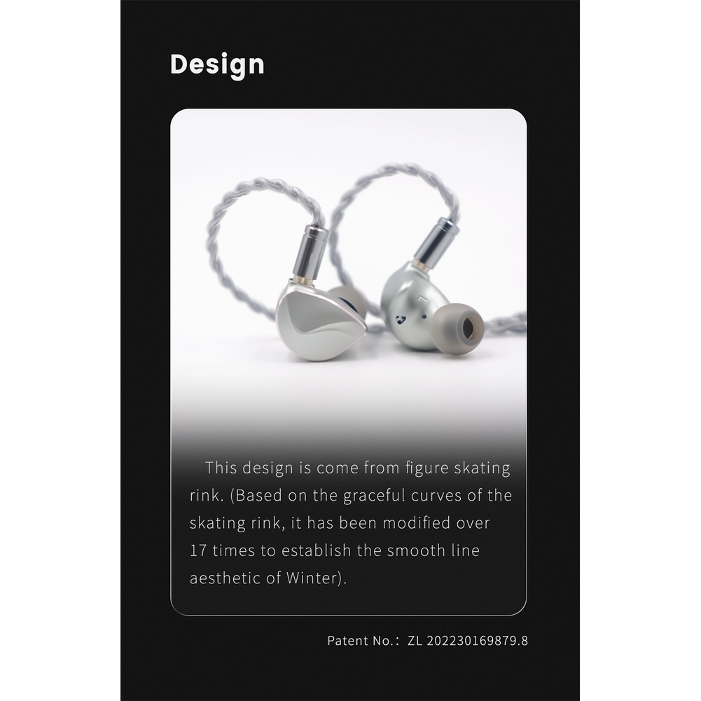 Bqeyz Winter Earphone HiFi Driver Dinamis PZT Konduksi Tulang In-Ear Monitor Earbud Kabel Dengan Headphone Kabel Yang Dapat Dilepas