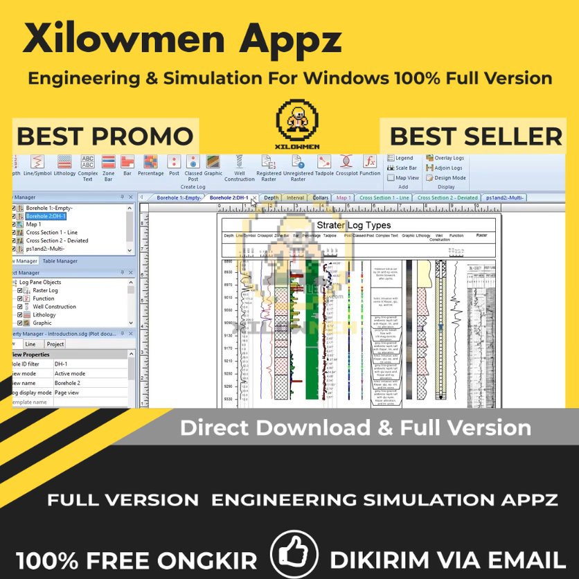 [Full Version] Golden Software Strater Pro Engineering Software Lifetime Win OS