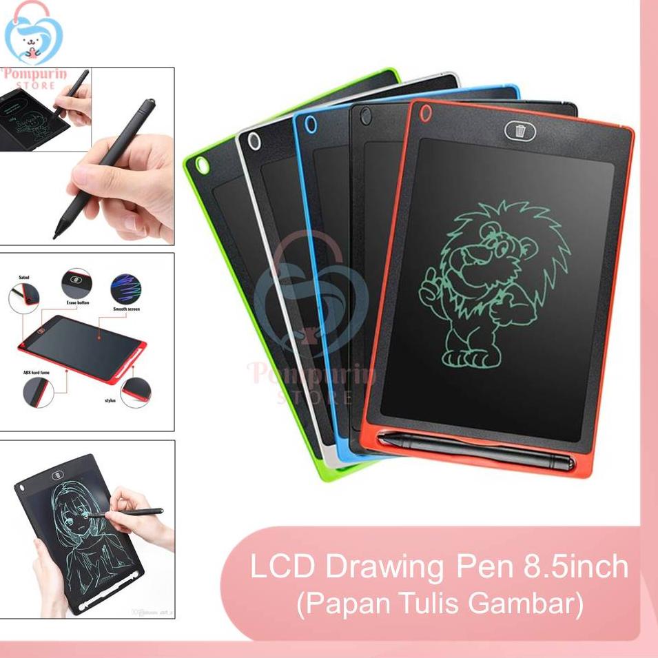 

W91 LCD Drawing Writing Tablet 8.5inch - Papan Tulis Gambar LCD Writing 8,5" HARGA MURAH ㅸ