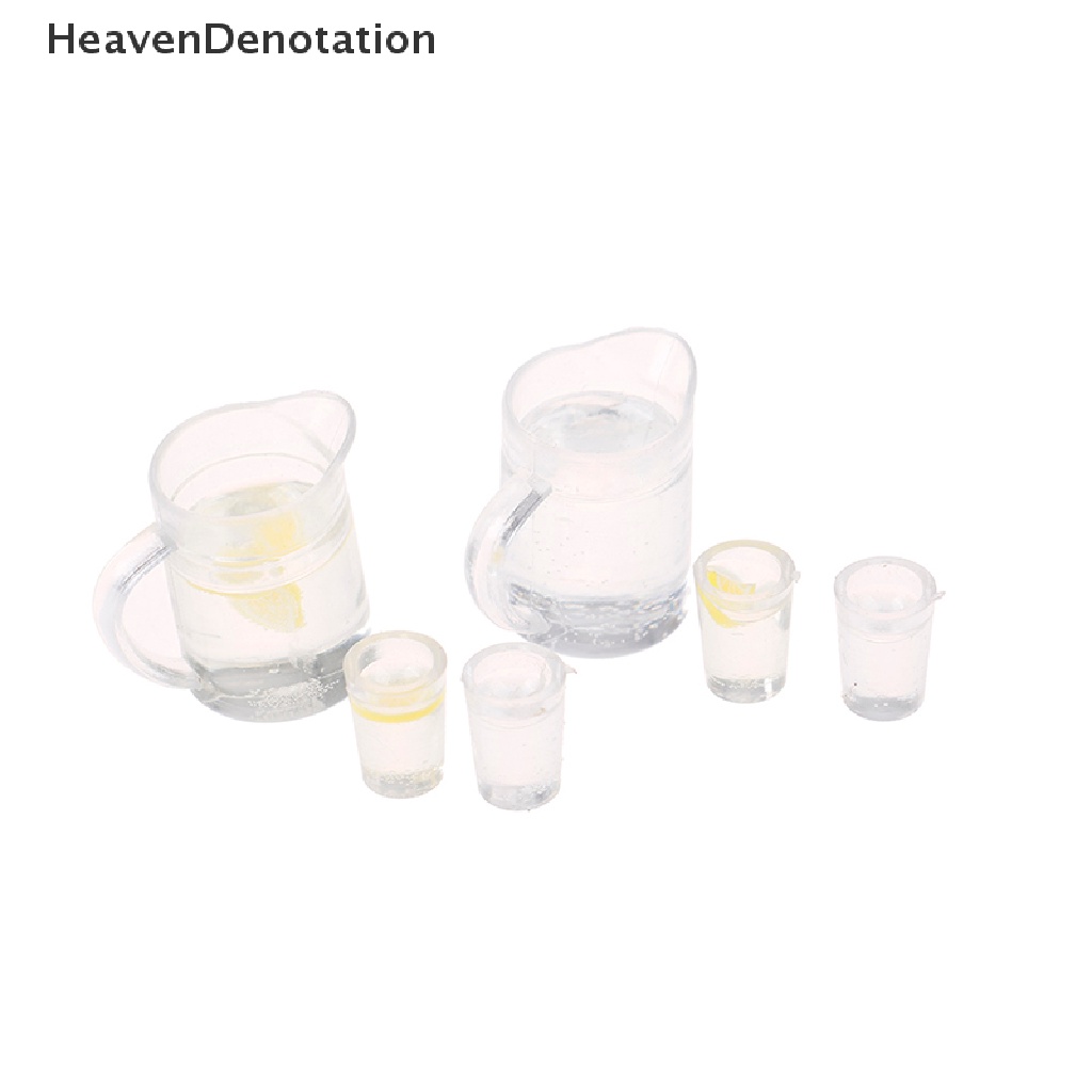 [HeavenDenotation] 4Pcs / Set 1: 12 Doll House Kitchen Boiling Water Lemonade Mini Life Scene Model HDV