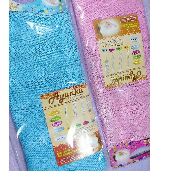 Grosir Terkini 1 Pcs Kain Ayun Jaring + kelambu Ayunan Baby AYUNKU murah Tanpa PER.