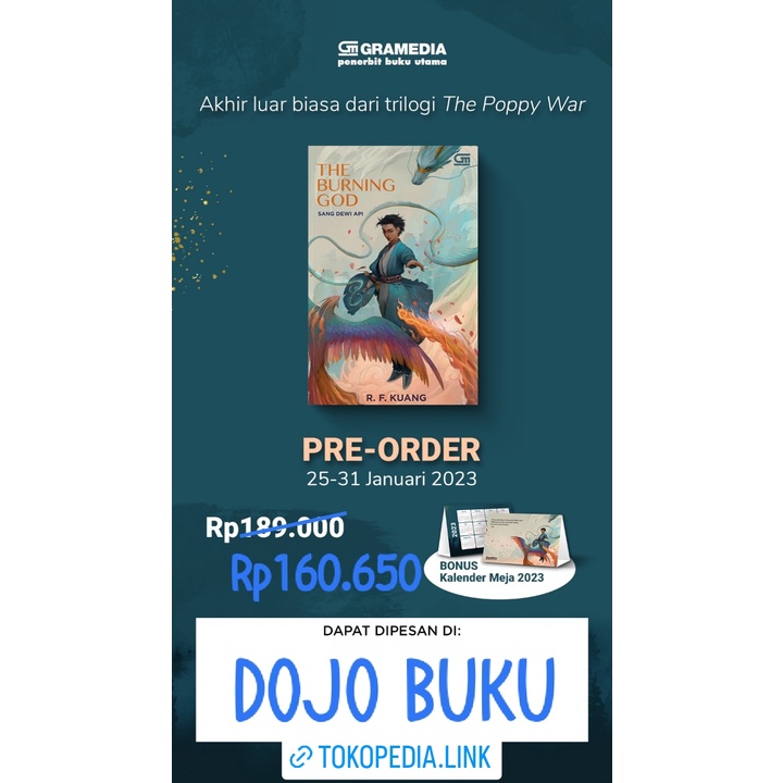 Buku The Burning God (Sang Dewi Api) by R.F. Kuang