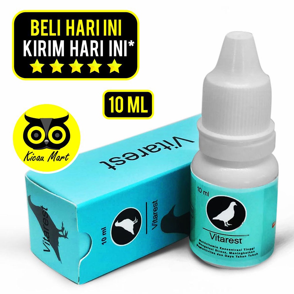 VITAREST MULTIVITAMIN BURUNG MERPATI VITAMIN MERPATI KONSENTRASI TINGGI DOPING JAMU BURUNG DARA VITA
