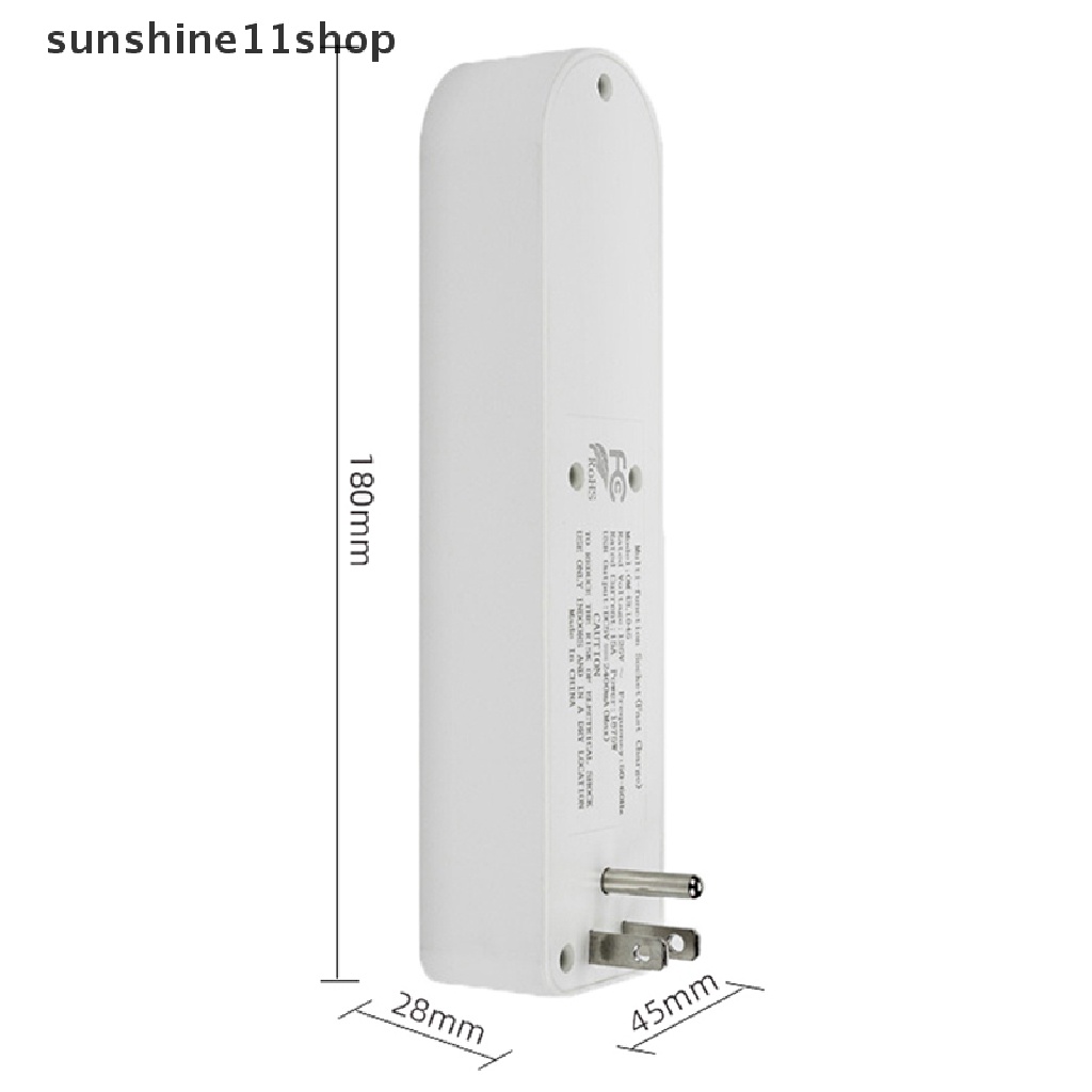 Sho Strip Power Extension Soket Listrik Steker As Universal Dengan Stopkontak 3AC Untuk Rumah Kantor N